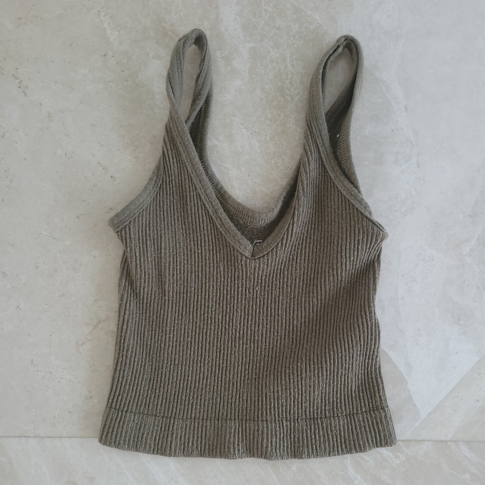 Green tank top